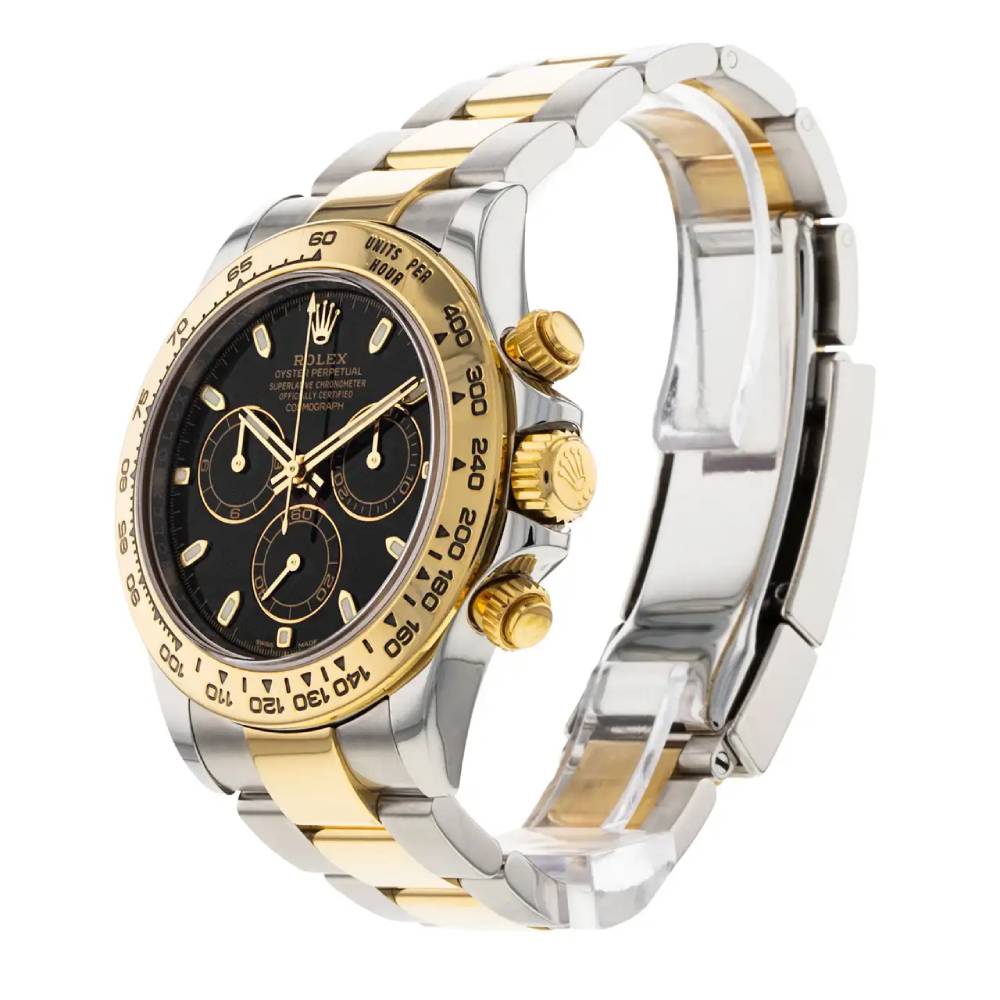 Rolex Two-Tone Automatic Chronograph – Black Dial - Image 2